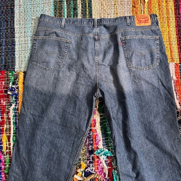 Levi’s 52x29 550s relaxed fit Classic Blue Denim Jeans 👖 - Picture 4 of 10
